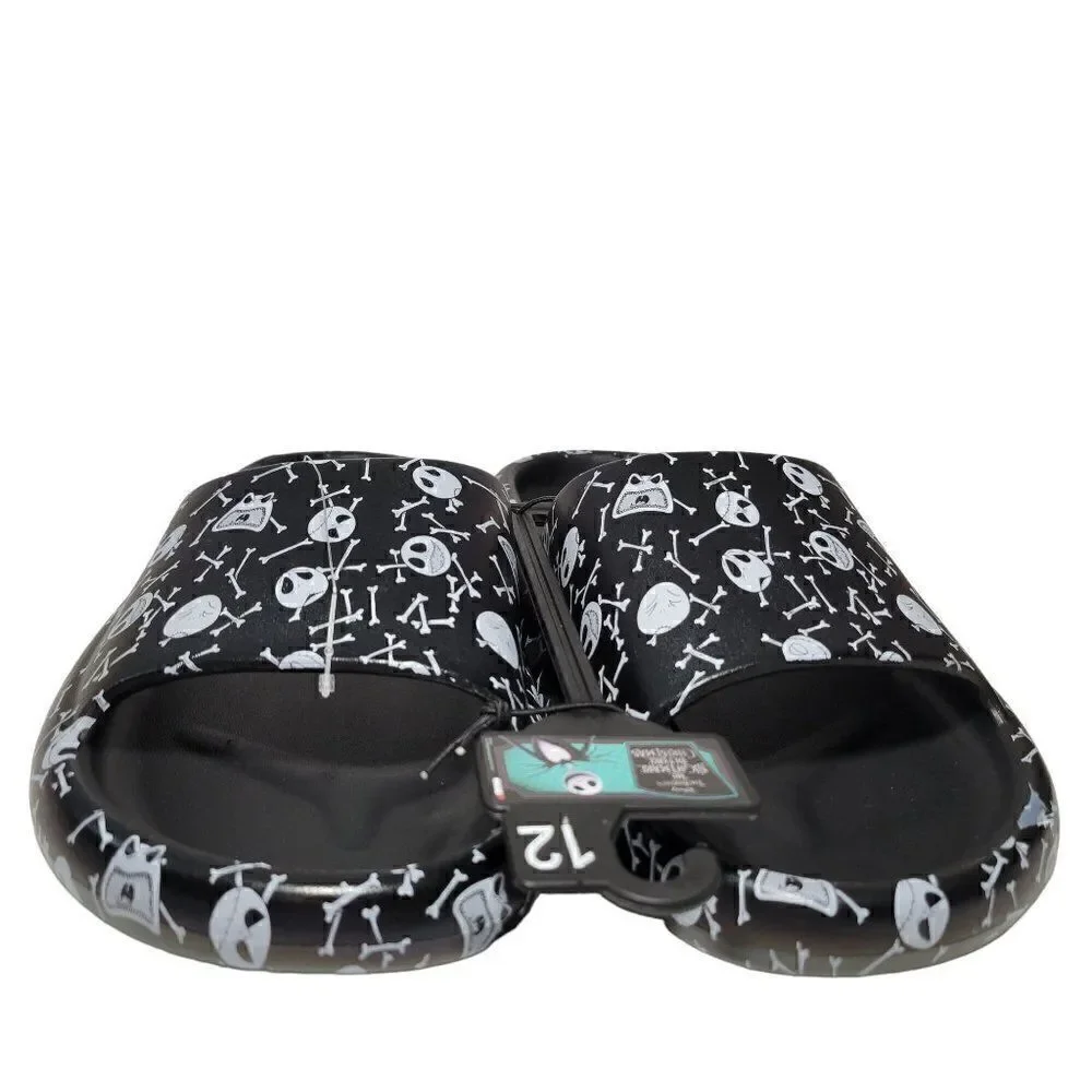 Disney‎ Nightmare Before Christmas Slides Mens 12 Sandal Shoes Jack Skellington